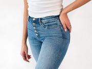 button fly jeans