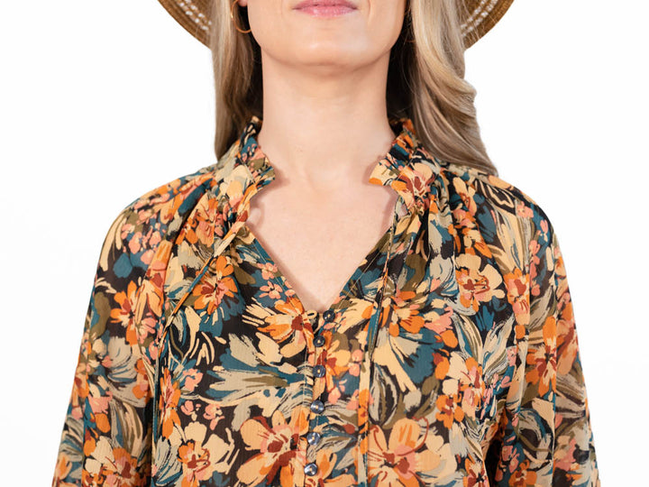 Floral Print Blouses for Tall Girls