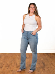 Bootcut Jeans for Tall and Curvy Women