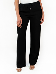Black Linen Pants for Tall Girls Amalli Talli